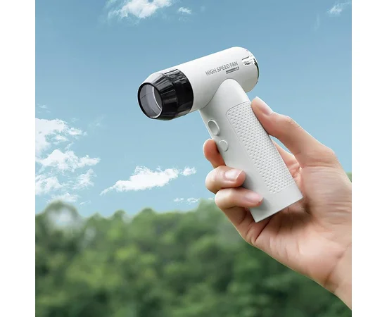 Портативный турбовентилятор с насадками HX132 3300mAh White