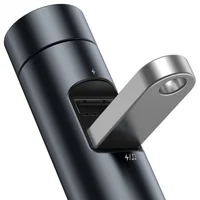 АЗУ FM модулятор Baseus Energy Column Темно-серый