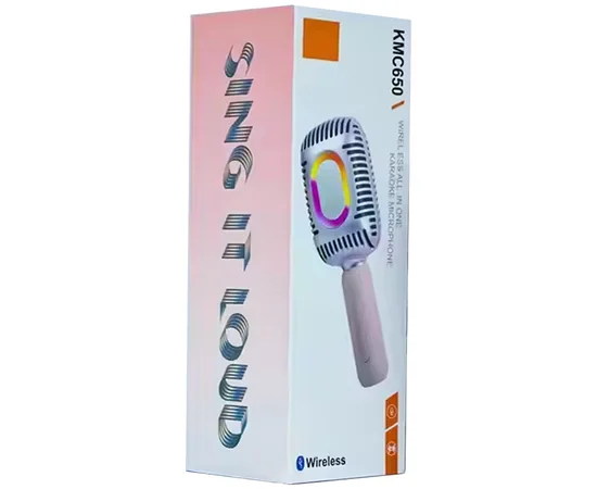 Караоке Микрофон-колонка KMC650 Pink