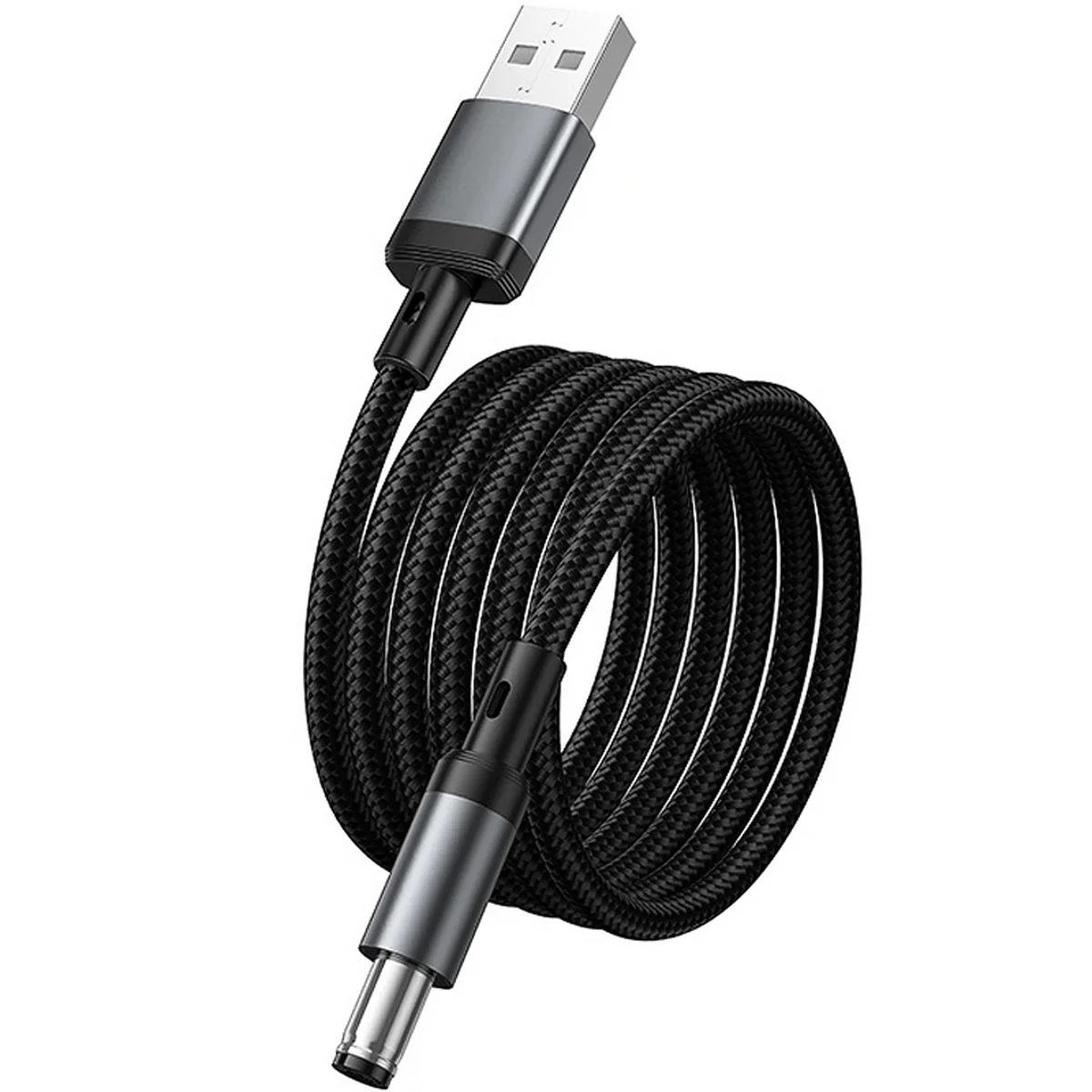 Кабель питания для роутера/модема Hoco X129 Advantage USB-DC 5V (1m) Black