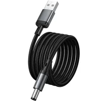 Кабель питания для роутера/модема Hoco X129 Advantage USB-DC 5V (1m) Black