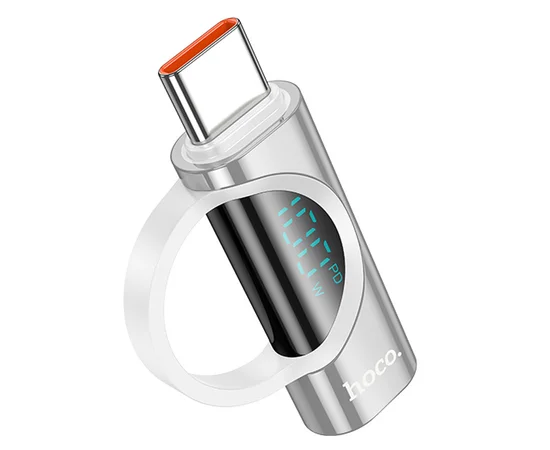 Перехідник Hoco UA32 Type-C male to Type-C female display adapter Silver
