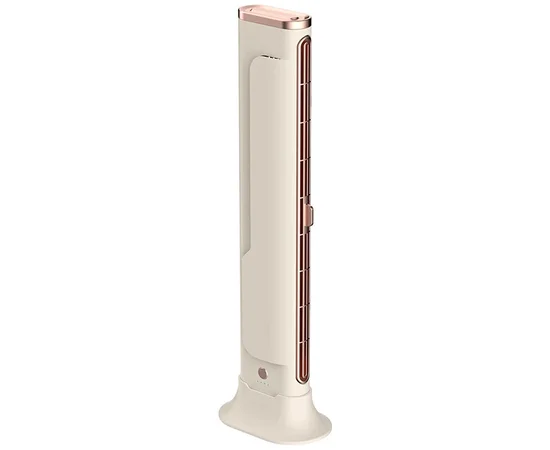 Настільний вентилятор F3 Tower Fan 3 speeds with battery 1200 mAh Biege