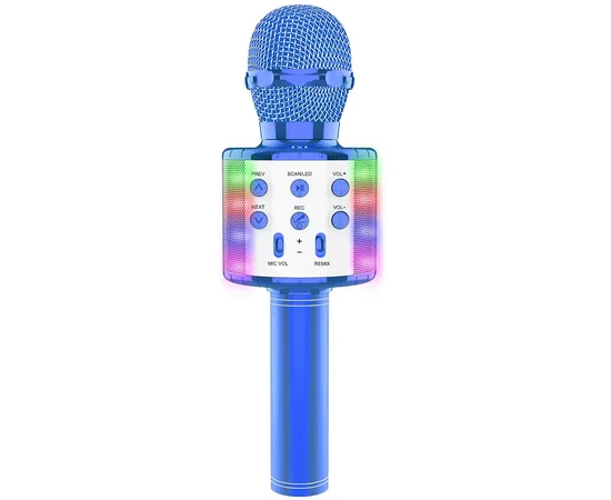 Караоке Микрофон-колонка WS858L Blue