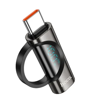 Перехідник Hoco UA32 Type-C male to Type-C female display adapter Black