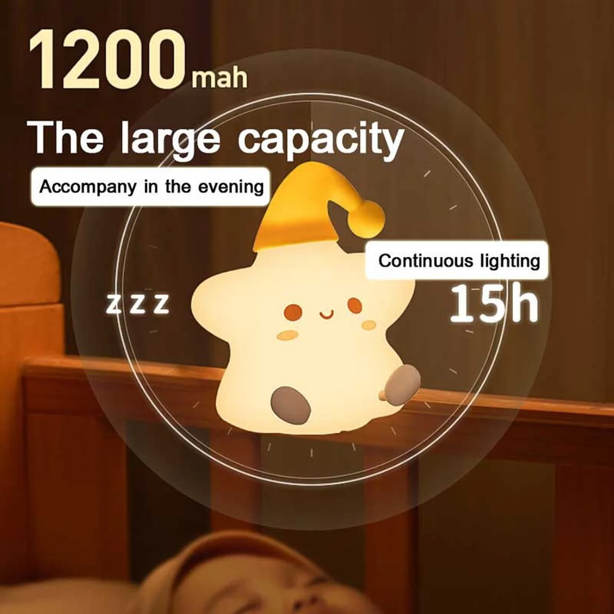 Ночник Star A23 with Remote control 1200 mAh White