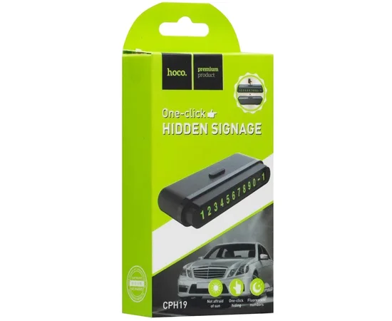 Автовизитка HOCO CPH19 Черный