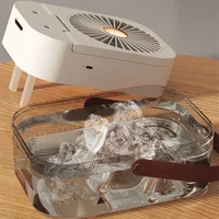 Настільний вентилятор Q7 з водяним охолодженням 3600 mAh White