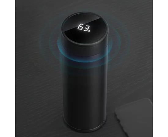 Термокружка Moikit с дисплеем и датчиком температуры Черный