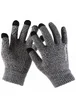 Перчатки сенсорные Warm caress (нескользящие) Темно-серый