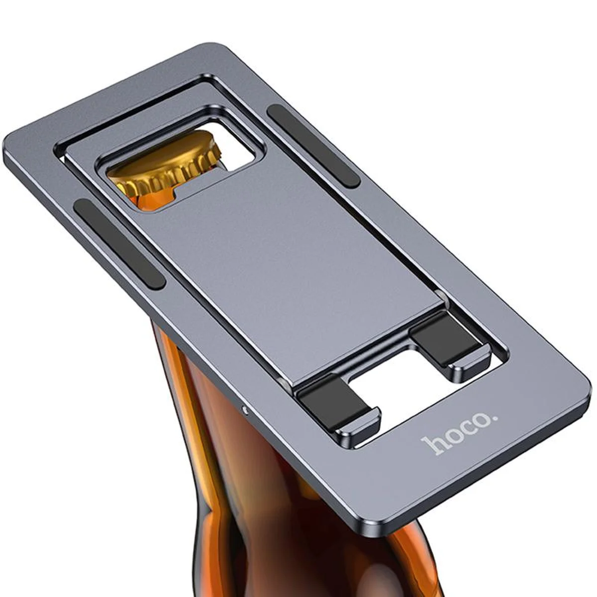 Підставка для телефону Hoco HD11 Volar metal folding Metal grey