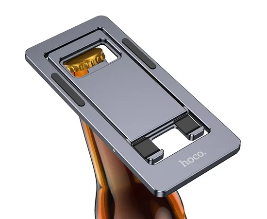 Підставка для телефону Hoco HD11 Volar metal folding Metal grey