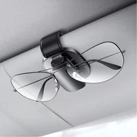 Держатель в машину для очков Baseus Platinum Vehicle (champing type) (ACYJN) Черный