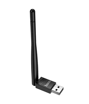 WiFi адаптер Hoco HI37 WiFi4 USB External Antenna 150Mbps Black