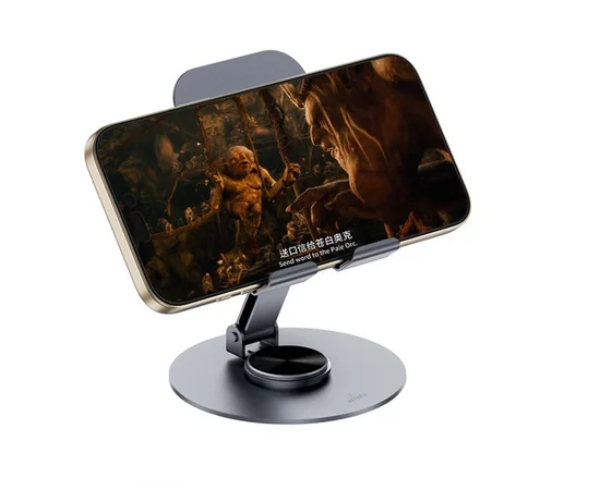 Подставка для телефона WIWU ZM-014 Desktoop Rotation Stand Grey