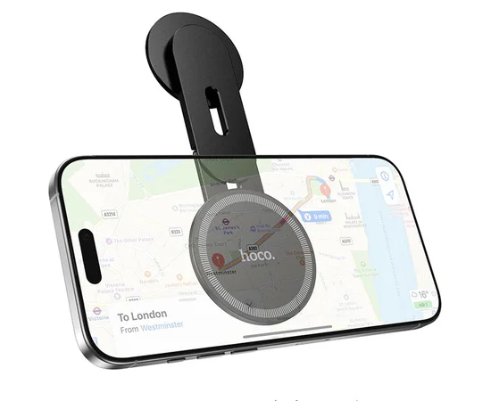 Магнитный держатель Hoco H93 Stable magnetic MagSafe for Apple Black