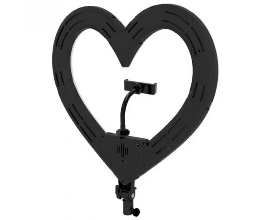 Кольцевая лампа Black Heart, d-18, 48 см Черный