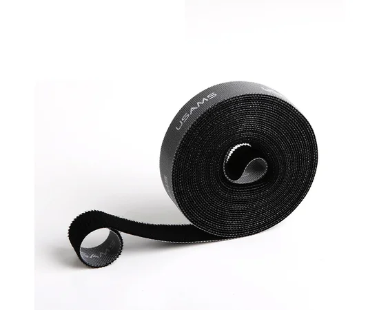 Стяжка-липучка для кабелей Usams US-ZB060 20mm * 1m Черный