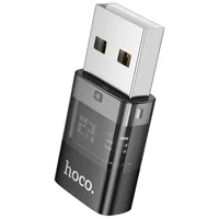 Переходник Hoco UA36C USB male to Type-C female USB2.0 Black
