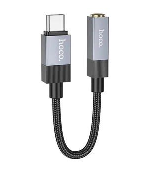 Переходник Hoco UPA32C Type-C to 3.5mm Black