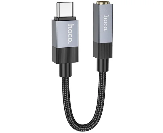 Перехідник Hoco UPA32C Type-C to 3.5mm Black
