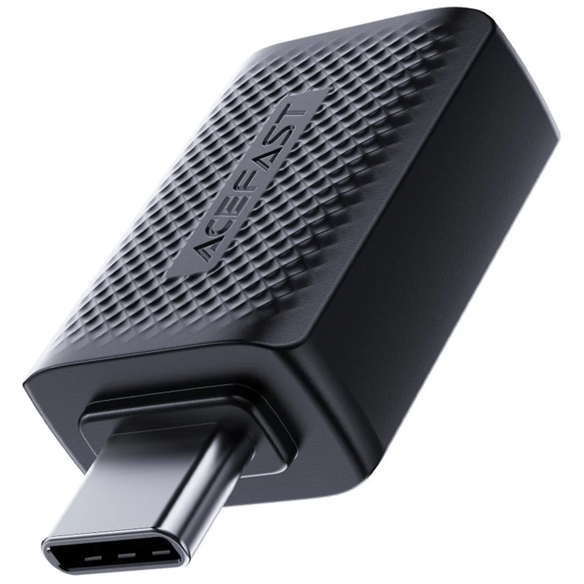 Переходник Acefast J1 Type- Male to USB Female Black