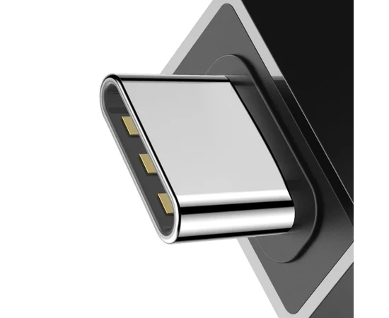 Переходник Baseus Exquisite Type-C Male to USB Female (CATJQ) Черный