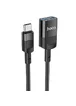 Переходник Hoco U107 Type-C male to USB female USB3.0 Black