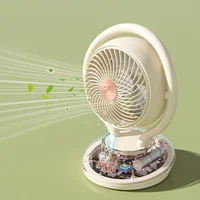 Настольный вентилятор F12 с отрицательной ионизацией 6000mAh White