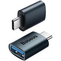 Переходник Baseus Ingenuity Series Mini Type-C to USB 3.1 (ZJJQ000001) Blue