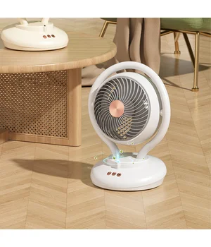 Настольный вентилятор F12 с отрицательной ионизацией 6000mAh White Настольный вентилятор F12 с отрицательной ионизацией 6000mAh White