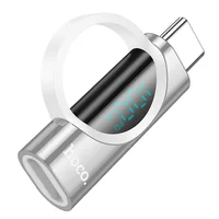 Переходник Hoco UA32 Type-C male to Type-C female display adapter Silver
