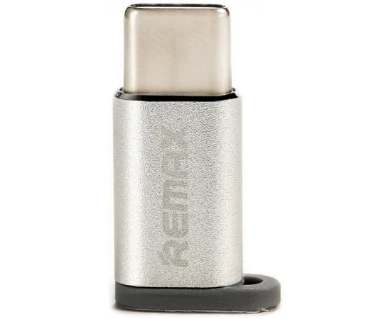 Переходник USB Remax RA-USB1 MicroUsb / TYPE-C Серебряный