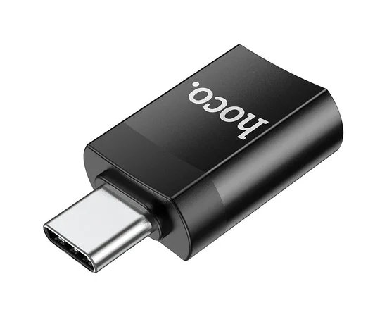 Переходник Hoco UA17 Type-C Male to USB Female USB3.0  Черный