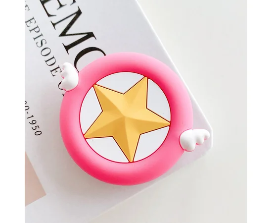 Держатель для телефона 3D Брошь Сейлормун/Розовый