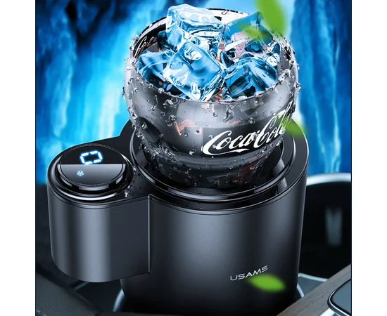 Термокружка Usams US-ZB160 Car Cooling And Heating Smart Cup Черный