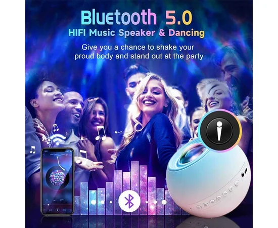 Проектор-ночник Ocean Dream E14A with Bluetooth and Remote Control Blue