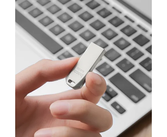 Флеш накопитель USB 2.0 Hoco UD4 64GB Серебряный