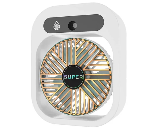 Настільний вентилятор Q8 з водяним охолодженням 1200 mAh White