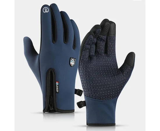 Перчатки сенсорные Golove joy для спорта Синий