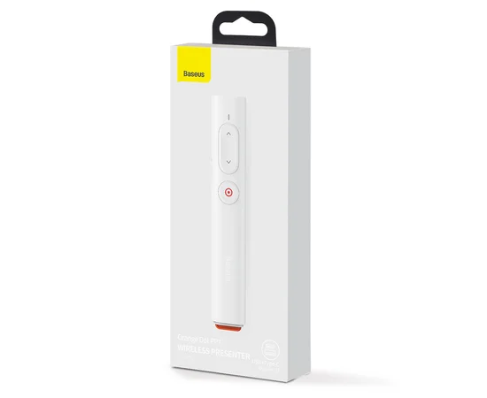 Лазерная указка Baseus Orange Dot PPT Presenter (Youth) Белый