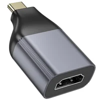 Переходник Hoco UA33 Type-C to HDTV Metal grey