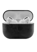 Кожаный футляр Leather series для наушников AirPods Pro Черный