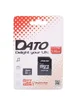 Карта памяти microSDHC 128 GB Card Class 10 Dato + SD adapter Черный