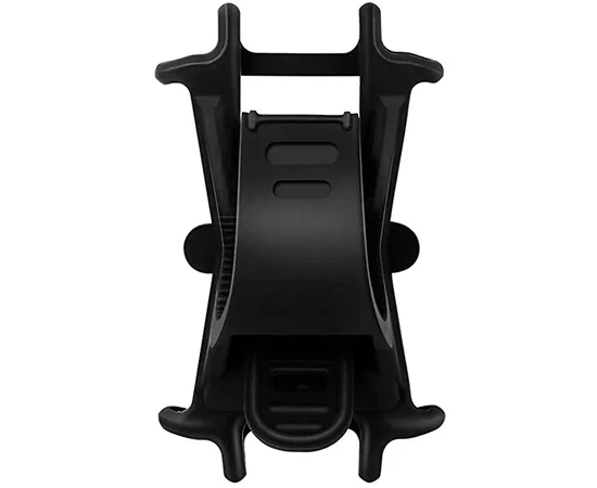 Велодержатель силиконовый для смартфонов от 4,3 до 6,3 дюйма Черный