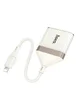Перехідник Hoco UA40 Crystal 2in1 Lightning to SD/TF (0.15m) Apricot