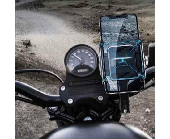 Вело- Мото- держатель Baseus Knight Motorcycle Черный