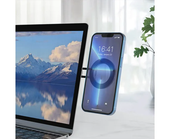 Подставка магнитная MagSafe for Apple FY16-H Black