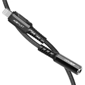 Переходник Acefast MFI C1-05 Lightning to 3.5mm aluminum alloy Black