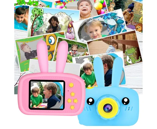 Детская фотокамера Baby Photo Camera Rabbit Розовый
